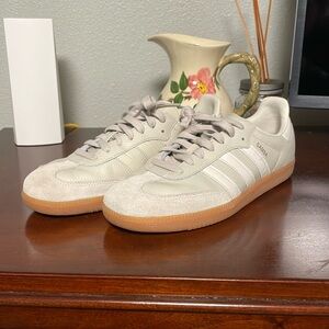 Adidas Sambas Sneaker - Tan Leather